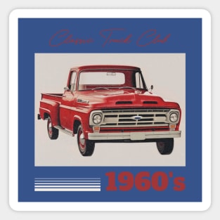 Classic Trucks Retro Truck Vintage Truck Tucker Truck Lover Magnet